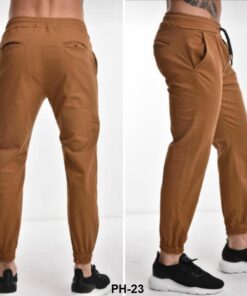 PH-22 JOGGER GABARDINA CINTURA ELASTICO CON PUÑO Y BOLSILLOS TRASEROS - Imagen 2
