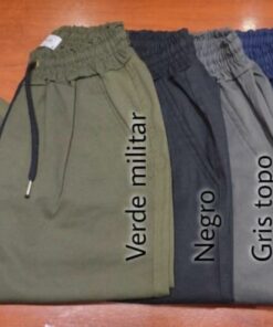 PH-22 JOGGER GABARDINA CINTURA ELASTICO CON PUÑO Y BOLSILLOS TRASEROS - Imagen 3