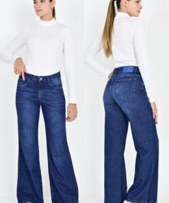 JD-2700 JEAN DIWAY WIDE LEG RIGIDO AZUL