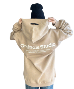 B-319 BUZO LOOSE LONG FRIZA INVISIBLE CANGURO