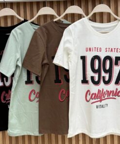 R-2968 REMERA ALGODON ESTAMPADA 1997 CALIFORNIA - Imagen 2