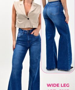 ART-3227 JEAN DIWAY WIDE LEG ELASTIZADO LOCALIZADO