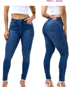 ART-5222  JEAN DIWAY ELASTIZADO SKINNY AZUL GASTADO