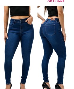 ART-5224 JEAN DIWAY ELASTIZADO SKINNY AZUL LOCALIZADO OSCURO