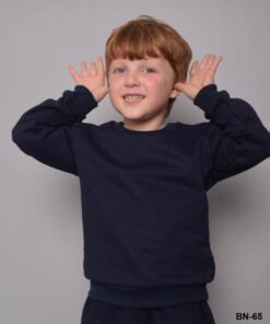 BN-65 BUZO FRIZA LISO CUELLO REDONDO