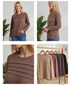 B-339 BUZO DARLON JASPEADO CON ALFORZAS ADELANTE Y TAJO COSTADO