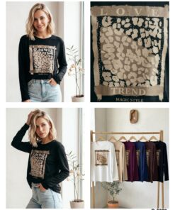 R-3022 REMERA MANGA LARGA MODAL SOFT LOVE CON DETALLE DE TACHAS