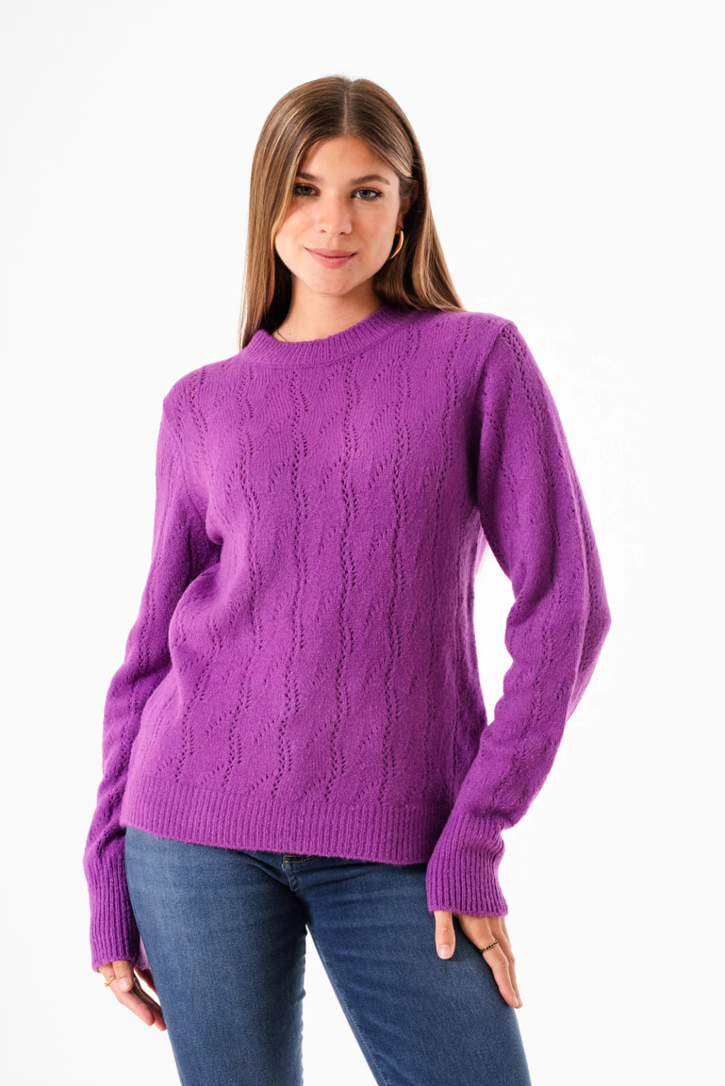 ART-736 SWEATER TODO CALADO ABRIGADO