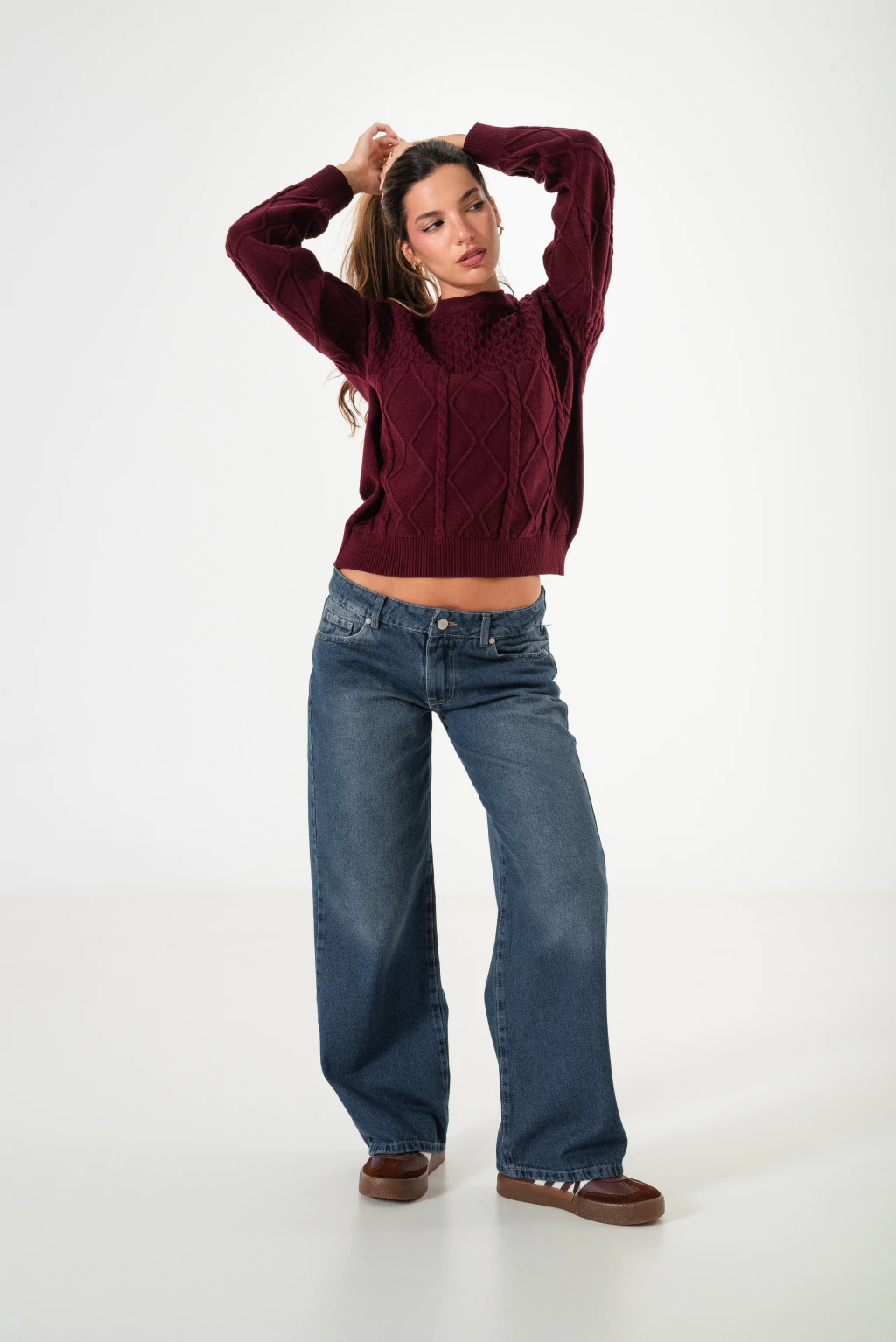ART-745 SWEATER TEJIDO DOBLE TRAMA