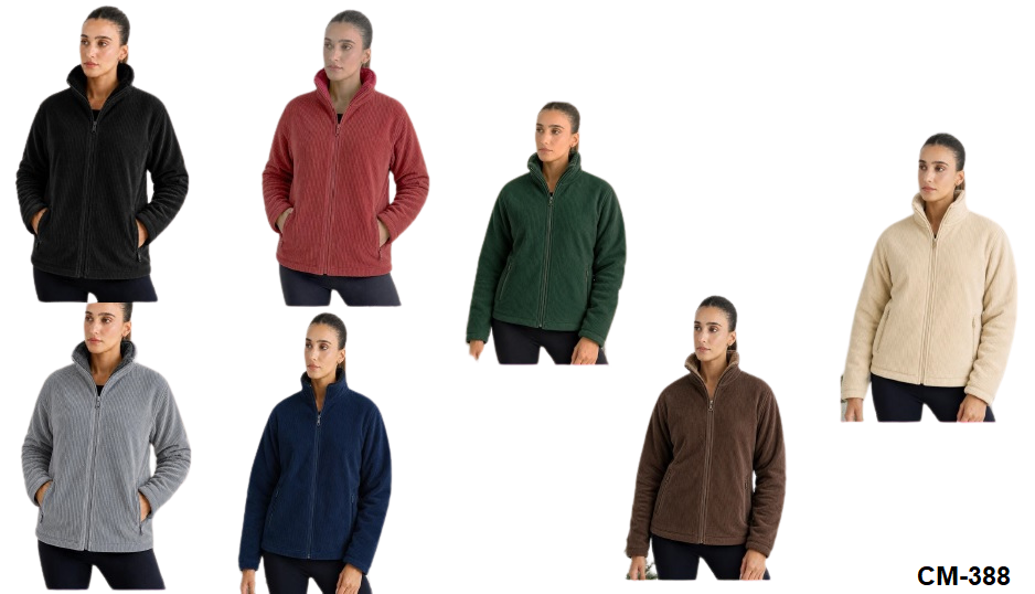 CM-388 CAMPERA MUJER OVERSIDE CORDEROY CON CORDERITO ADENTRO