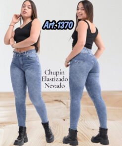 ART-1370 JEAN DAMA CHUPIN ELASTIZADO NEVADO PREMIUM