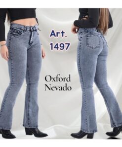 ART-1497 JEAN DAMA OXFORD NEVADO AZUL