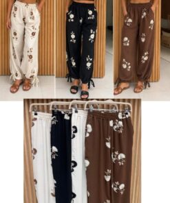 P-256 BABUCHA CEY VALENCIA CON FLORES BORDADAS PARA ATAR ABAJO