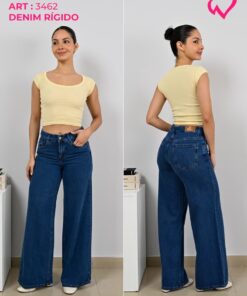 ART-3462 JEAN DIWAY AZUL WIDE LEG RIGIDO