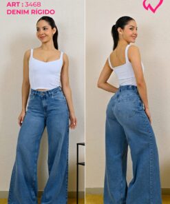 ART-3468 JEAN DIWAY MEGA WIDE LEG RIGIDO MODA TENDENCIA