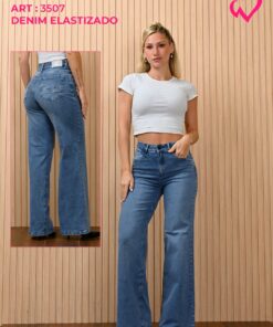 ART-3507 JEAN DIWAY WIDE LEG ELASTIZADO SIMIL LOCALIZADO