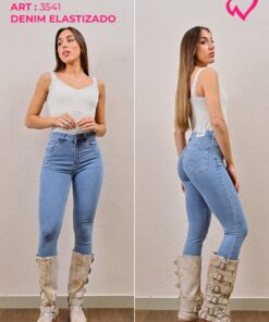 ART-3541 JEAN DIWAY CELESTE ELASTIZADO