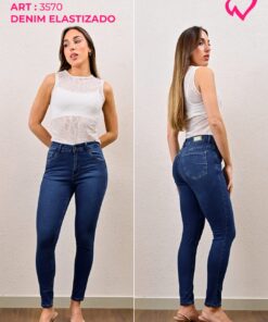 ART-3570 JEAN DIWAY AZUL LOCALIZADO ELASTIZADO