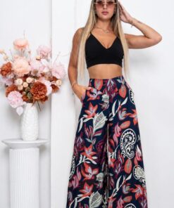 P-368 MAXI PALAZZO ESTAMPADO NYLON MAMO SIMIL CEY