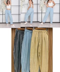 P-369 BABUCHA BAGGY LINO RAYADO